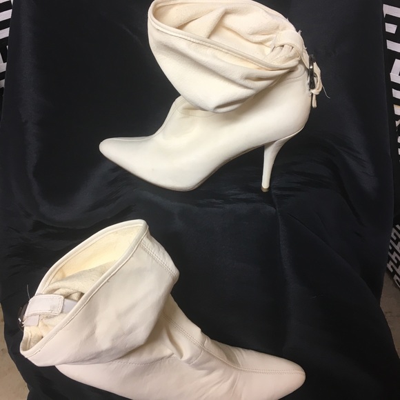 nine west white boots